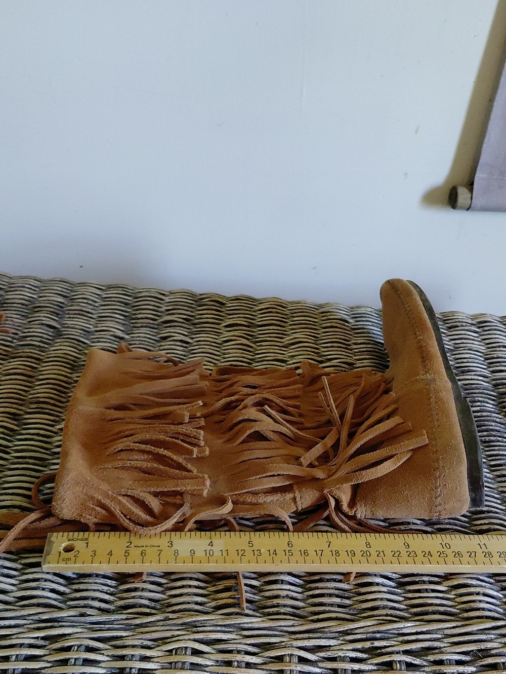 Minnetonka Suede Fringe Moccasin Boots - Picture 4 of 10
